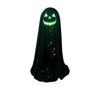 Générique Glow in The Dark Black Ghost Garden Decoration Standing Ghost Yard Prop Porch Halloween Ģhost Statue Outdoor Lawn Ornament