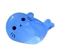 Générique Glow in The Dark Seal Figurine - Miniature Resin Resin Animal | Petit Modèle De Phoque Exquis pour La Décoration De La Maison De, Le Bassin De Panier De Pâques, La Faveur De La F