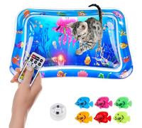 Générique Glow Pad for Cats, Petlori Glow Pad Innovative Cat Water Mat, Ocean Breeze Splashland for Cats, Motion-Triggered RGB Lighteffects, Thickened Water Sensor Play Mat (1*pcs)