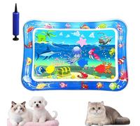 Générique Glowpad for Cats, Ocean Breeze Splashland for Cats, Pet Water Bed for Dogs, Cooling Mat for Dogs, Thickened Leakproof Anti-Scratch, for Indoor & Outdoor Summer Fun for Cats (H)