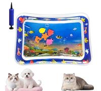 Générique Glowpad for Cats, Ocean Breeze Splashland for Cats, Pet Water Bed for Dogs, Cooling Mat for Dogs, Thickened Leakproof Anti-Scratch, for Indoor & Outdoor Summer Fun for Cats (E)