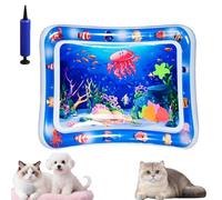 Générique Glowpad for Cats, Ocean Breeze Splashland for Cats, Pet Water Bed for Dogs, Cooling Mat for Dogs, Thickened Leakproof Anti-Scratch, for Indoor & Outdoor Summer Fun for Cats (C)