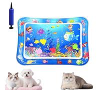 Générique Glowpad for Cats, Ocean Breeze Splashland for Cats, Pet Water Bed for Dogs, Cooling Mat for Dogs, Thickened Leakproof Anti-Scratch, for Indoor & Outdoor Summer Fun for Cats (B)