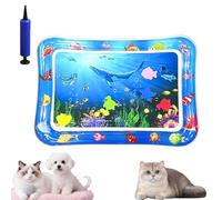 Générique Glowpad for Cats, Ocean Breeze Splashland for Cats, Pet Water Bed for Dogs, Cooling Mat for Dogs, Thickened Leakproof Anti-Scratch, for Indoor & Outdoor Summer Fun for Cats (I)