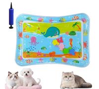 Générique Glowpad for Cats, Ocean Breeze Splashland for Cats, Pet Water Bed for Dogs, Cooling Mat for Dogs, Thickened Leakproof Anti-Scratch, for Indoor & Outdoor Summer Fun for Cats (J)