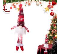 Générique GNOME de Noël - Père Noël de 10 cm, GNOME de Nooël Lumineux Auto-adhésif, Horloge, Jouet Gnoe à Piles | de nël Portable avec Chapeau tricoté en Flocon de Neige, Table d'intérieur de vac