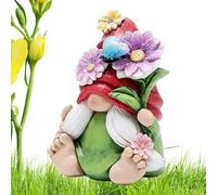 Générique GNOME de résine de Jardin, résine Figurine GNOME Rustique Statue pour Le Bureau, décoration de Ferme Printemps saisonnier en intérieur Sculpture extérieure pour la Cour, Balcon