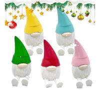 Générique GNOME Figurines, 3D Printing Gnomes Decorations for Home, Cute Dwarf Resin Statues for Christmas, Halloween, Dorm Room, Desktop, Bookshelf, Offices Desk, Bedroom, Holiday Seasonal Display