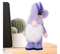 Générique GNOME - Gnomes en 39x9,5 Cm | Gonk De Lavande, Jouets De GNOME De Lavande Pourpre pour Le Cadeau De Fête des Mères, Décoration Naine De De Printemps pour La Maison