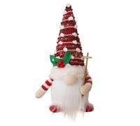 Générique Gnome Lumineux, Noel Lutin Farceur En Peluche, Mini Elfe, Suédois Faits à La Main De Pere, Pour Décoration De Noel Et Décoration De Table - Rouge