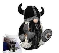 Générique Gnomes de Noël, GNOME Guerrier | Décorations Noël médiévales sans Visage GNOME,Ornements Table Gladiateur pour Plateau Plusieurs Niveaux, étagère cheminée