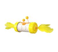 Générique Gobelet à Plumes pour Chats, Jouets créatifs, Jouets interactifs pour Animaux de Compagnie, Super légers, Non Toxiques, Chasse et Exercice, Plume de Chat Bal pour l ' intérieur