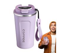Générique Gobelet avec affichage de la température, café isolé | isotherme 510 ml température,Bouteilles d'eau multifonctions, accessoires loisirs pour thé, cacao, café, lait