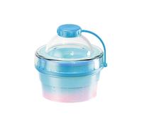 Générique Gobelet D'Eau Pliable, 375 ml Réutilisable Avec Moule À Glaçons Boule, Gobelet De Voyage Pliable En Silicone Pour Eau, pour Jus Boisson Adultes Etudiants Sport Camping École