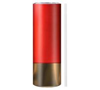 Générique Gobelet Douille Balle | Mug Isotherme 20oz Acier 304 Skinny | Design Tactique Café Voyage Double Paroi | Tasse Homme Chasse Sport Extérieur