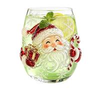 Générique Gobelet En Verre Noël Mug Antidérapant Pour Boissons
