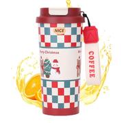 Générique Gobelet Isotherme De Noël | Conteneur à Boissons en Acier Inoxydable,Mug De Voyage Extérieur,Pour Bureau École Gym Trajet Activités Plein Air Randonnée Camping Pique-Nique Plage Conducteurs