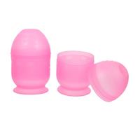 Générique Gobelet Mélangeur de Couleurs pour Coloration Cheveux, 2 Pièces en Plastique, Pratique et Facile à Utiliser, pour Salon de Coiffure Professionnel