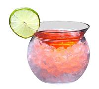 Générique Gobelets décoratifs de cocktails - verrerie de fête transparente, verres de bar à parois épaisses, boisson moderne | de amusantes, verres à mélange en, ensemble de verre d'alco