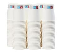 Générique Gobelets en Papier Blanc Jetables, 50 unités, Lot de Grande Quantité, pour Boissons Chaudes et Froides