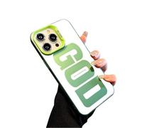 Générique God Has a Plan for You Inspirational Phone Case for iPhone 17 Pro Max, Shockproof Soft Silicone Cover, Durable Slim Fit Anti-Scratch Design (11,Green)
