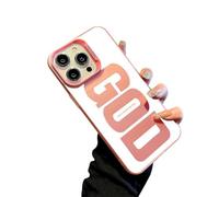 Générique God Has a Plan for You Inspirational Phone Case for iPhone 17 Pro Max, Shockproof Soft Silicone Cover, Durable Slim Fit Anti-Scratch Design (15 Pro,Pink)