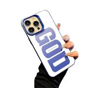 Générique God Has a Plan for You Inspirational Phone Case for iPhone 17 Pro Max, Shockproof Soft Silicone Cover, Durable Slim Fit Anti-Scratch Design (11,Blue)