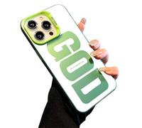 Générique God Has a Plan for You Inspirational Phone Case for iPhone, Christian Faith Pattern Design, Scratch-Resistant Anti-Slip Shockproof Protective Cover (Green,for iPhone 12 Pro Max)