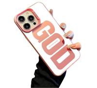 Générique God Has a Plan for You Inspirational Phone Case for iPhone, Christian Faith Pattern Design, Scratch-Resistant Anti-Slip Shockproof Protective Cover (Pink,for iPhone 14 Pro)
