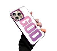 Générique God Has a Plan for You Phone Case Compatible with iPhone 17-11Christian Religious Inspirational Bible Verse Case, Shockproof Soft TPU Protective Cover for Women Men (Purple,for iPhone 17)