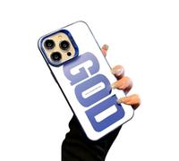Générique God Has a Plan for You Phone Case Compatible with iPhone 17-11Christian Religious Inspirational Bible Verse Case, Shockproof Soft TPU Protective Cover for Women Men (Blue,for iPhone 12Pro)