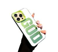 Générique God Has a Plan for You Phone Case Compatible with iPhone 17-11Christian Religious Inspirational Bible Verse Case, Shockproof Soft TPU Protective Cover for Women Men (Green,for iPhone 15Pro)