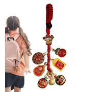Générique God of Wealth Bag Pendant -Women Men Keychain Pendant Wealth God Charm - Chinese Traditional Figurine Backpack Ornament Automotive Trim for Luck and Prosperity