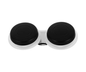 Générique Godets de Peinture à Double Port avec Couvercles en Plastique pour Peinture à L'huile Grosse Capacité Lavage de Pinceaux Évite le Séchage