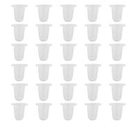 Générique Godets d'encre en Silicone 200 Pièces, Porte-capsules Pigments à Usage Unique, pour Tatouage et Maquillage Pigments