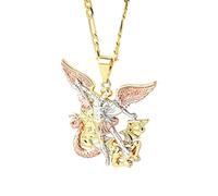 Générique Gold Angel Necklace Copper Vintage Elegant Decoration Accessory