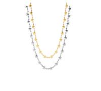 Générique Gold Necklace for Women,Star Gold Plated Stainless Steel Necklace/Bracelet,Simple Statement Jewelry For Women Jewelry Party Friends With For You Jewelry Fashion Accessories Creative (1-5)
