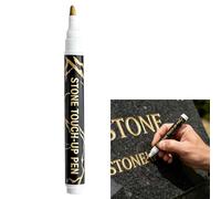 Générique Golden Gravestone Marker Pen for Restore Erased Inscription Waterproof Touch Up Pen Strong Coverage Great for Funeral and Memorial Inscription (Gold)