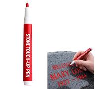 Générique Golden Gravestone Marker Pen for Restore Erased Inscription Waterproof Touch Up Pen Strong Coverage Great for Funeral and Memorial Inscription (Red)