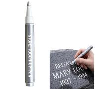 Générique Golden Gravestone Marker Pen for Restore Erased Inscription Waterproof Touch Up Pen Strong Coverage Great for Funeral and Memorial Inscription (Silver)