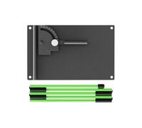 Générique Golf Alignment Sticks, Adjustable Foldable & Stable Professional Swing Training Aid Long Tail Precision Practice Tool, Portable Golf Positioning Rod Set for Beginners Amateurs Enthusiasts