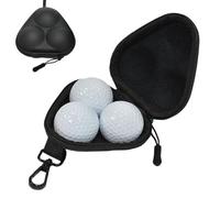 Générique Golf Bag, Ball Pouch, Portable Design, 3.94x3.94x1.97in Hard Shell Case, Carabiner Clip, for Women Accessories Outdoor Sports, Easy Access, Men Storing, Travel Use, Adventure