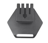 Générique Golf Bag Landing Pads - Manganese Steel | Landing Pad Metal Clip | Golf Bag Clip for Secure Club Storage, Outdoor Course Use, Travel, and Sports Equipment Organization