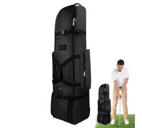 Générique Golf Bag Travel Case - Heavy Duty Aviation with Wheels, Durable Waterproof Storage, Padded Protection | Outdoor Accessory for Coworkers, Lovers, Friends, Trips, Travel, Vacation