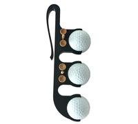 Générique Golf Ball Belt Holder - Golf Tee Belt Clip Organizer | Golfs Ball Holder for Bag, Impact-Resistant Golfs Ballf Organizer Beltf Clip for Golff Bag Easy Access