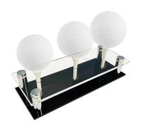 Générique Golf Ball Stand Display - Golf Decoration Stand Holder with Base and Tee | Acrylic Metal Golfball Storage Showcase Desk Table Desktop Bedroom Studies Offices Sports Center