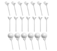 Générique Golf Ball Tees, 20x Professional Long Practice Accessories, Consistent Height Golf Swing Aids for Outdoor Indoor Training, Improve Accuracy Distance and Reduce Friction on Tee-Off Shots