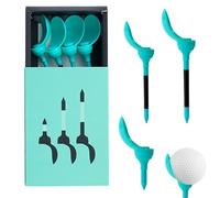 Générique Golf Ball Tees - 8 Pieces Petal Shape Trainer Accessories, Low-Resistances Small Golf Tees with Anti-Slip Stability, Precision Height Control, Soft-Touch Head for Women Athlete Lovers