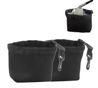 Générique Golf Club and Golf Ball Cleaning Bag, Golf Ball and Golf Club Cleaner Pouch, Portable Golf Clubs and Groove Washer Bag, Machine Washable, Waterproof Liner (2pcs)