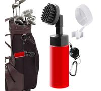 Générique Golf Club Brush Cleaner, Groove Tube Cleaning Tool with Leakproof Water Reservoir, Portable Maintenance Accessory for Golf Bags, Ideal on-Course Use by Men, Women, Fathers, Husbands